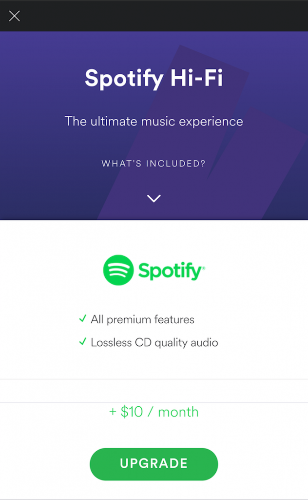 spotify hi fi